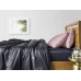 Півтораспальний комплект COSAS GREY SATIN CS2 Сатин 160х220 см Бежевий/Сірий