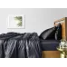 Полутораспальный комплект COSAS GREY SATIN CS11 160х220 см Черный/Серый