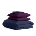 Полуторное постельное белье Dark Blue CS6 COSAS Фиолетовый 160х220 см