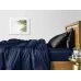 Полуторное постельное белье Dark Blue CS8 COSAS черный 160х220 см