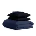 Полуторное постельное белье Dark Blue CS8 COSAS черный 160х220 см
