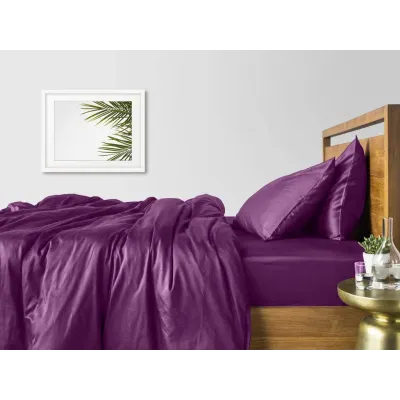Семейный комплект постельного белья Violet CS1 COSAS Фиолетовый 2х160х220 см Семейный комплект постельного белья Violet CS1 COSAS Фиолетовый 2х160х220 см