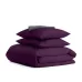 Семейный комплект постельного белья Violet CS4 COSAS Графит 2х160х220 см