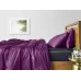 Євро постільна білизна сатин Violet CS2 COSAS Фіолет 200х220 см