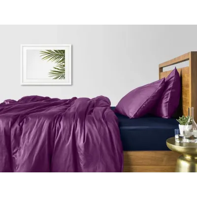 Полутораспальный комплект COSAS VIOLET SATIN CS5 160х220 см