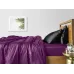 Півтораспальний комплект COSAS VIOLET SATIN CS7 160х220 см Чорний/Фіолетовий