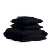 Півтораспальний комплект COSAS BLACK SATIN CS4 160х220 см Синій/Чорний