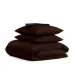 Півтораспальний комплект COSAS CHOCOLATE B SATIN 160х220 см Чорний/Шоколадний