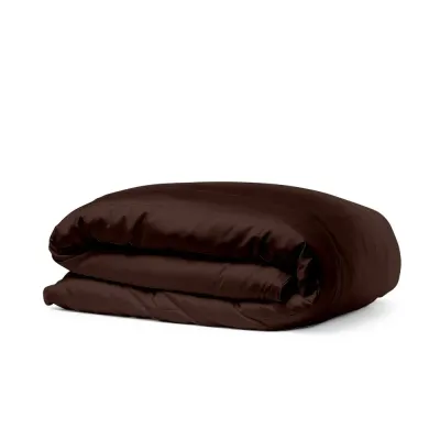 Євро комплект COSAS CHOCOLATE SATIN CS1 200х220 см Чорний/Шоколадний