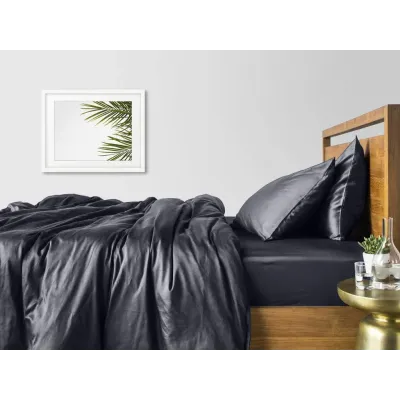 Євро комплект COSAS GREY SATIN 70 Сатин 200х220 см Сірий Євро комплект COSAS GREY SATIN 70 Сатин 200х220 см Сірий
