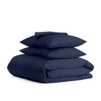 Євро комплект COSAS SATIN BLUE 200х220 см Синій Євро комплект COSAS SATIN BLUE 200х220 см Синій