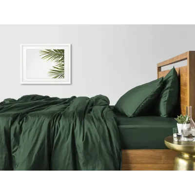 Детская наволочка COSAS GREEN SATIN Сатин 40х60 см Зеленый