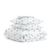 Семейная постель с простыней на резинке Clear Stars Cs1 COSAS Голубой 2х160х220 см
