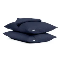 Набор наволочки и простыни COSAS DARK BLUE SATIN CS1 Сатин 220х240 см Синий