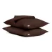 Набор наволочки и простыни COSAS CHOCOLATE SATIN CS1 Сатин 220х240 см Шоколад