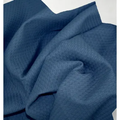 Рушник COSAS WAFFLE BLUE CS1 Піке 75x130 см Синій