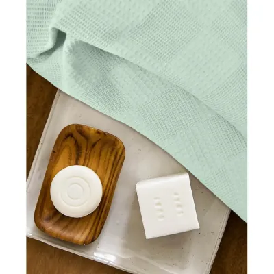 Полотенце COSAS CUBE MINT CS1 Пике 40x60 см Мятное