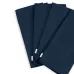 Набір серветок COSAS DARK BLUE SATIN Сатин 35х35 см 4 шт Синій Набір серветок COSAS DARK BLUE SATIN Сатин 35х35 см 4 шт Синій