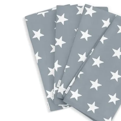 Набор салфеток COSAS GREY STARS Ранфорс 30х30 см 4 шт.