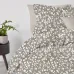 Сімейний комплект COSAS BEIGE FLOWERS Ранфорс 2х160х220 см Бежевий