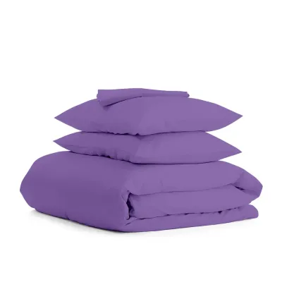 Полутораспальный комплект COSAS LIGHT PLUM Ранфорс 160х220 см Орхидея