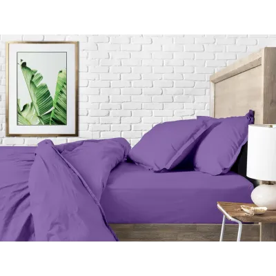 Двоспальний комплект COSAS LIGHT PLUM Ранфорс 180х220 см Орхідея Двоспальний комплект COSAS LIGHT PLUM Ранфорс 180х220 см Орхідея