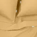Сімейний комплект на резинці COSAS HONEY CS1 Ранфорс 2х160х220 см Золотистий Сімейний комплект на резинці COSAS HONEY CS1 Ранфорс 2х160х220 см Золотистий