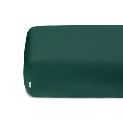 Детская простыня COSAS DARK GREEN Ранфорс 60х120х12 см Зеленый
