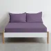 Простыня полутораспальная COSAS AURORA Ранфорс 155х240 см фиолетовый