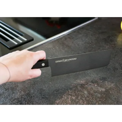 Нож кухонный Samura Shadow накири 170 мм (SH-0043) Нож кухонный Samura Shadow накири 170 мм (SH-0043)