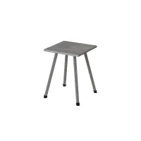 Табурет кухонный Ferrum-decor 430x320x320 Серый металл ДСП Бетон 16 мм (TAB021)