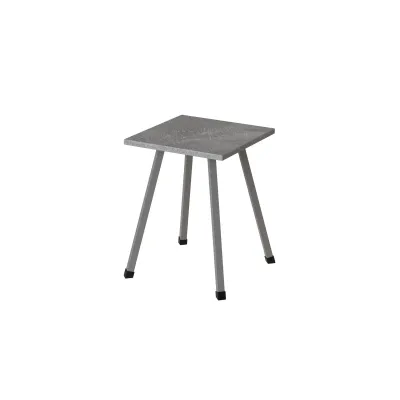 Табурет кухонный Ferrum-decor 430x320x320 Серый металл ДСП Бетон 16 мм (TAB021)