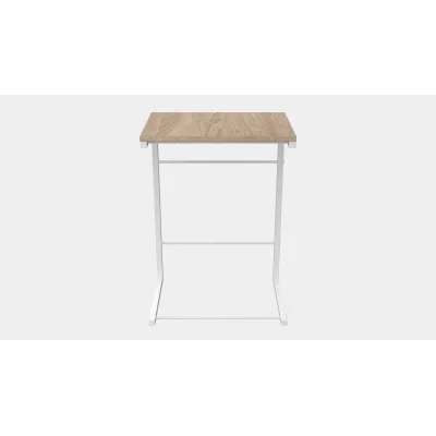Столик приставной Терри Ferrum-decor 650x440x330 Белый металл ДСП Дуб Сонома 16 мм (TERR011) Столик приставной Терри Ferrum-decor 650x440x330 Белый металл ДСП Дуб Сонома 16 мм (TERR011)