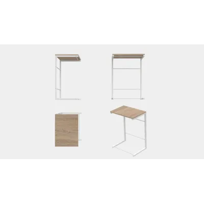 Столик приставной Терри Ferrum-decor 650x440x330 Белый металл ДСП Дуб Сонома 16 мм (TERR011) Столик приставной Терри Ferrum-decor 650x440x330 Белый металл ДСП Дуб Сонома 16 мм (TERR011)