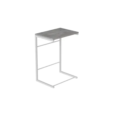 Столик приставной Терри Ferrum-decor 650x440x330 Белый металл ДСП Бетон 16 мм (TERR014) Столик приставной Терри Ferrum-decor 650x440x330 Белый металл ДСП Бетон 16 мм (TERR014)