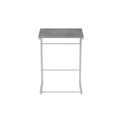 Столик приставной Терри Ferrum-decor 650x440x330 Белый металл ДСП Бетон 16 мм (TERR014) Столик приставной Терри Ferrum-decor 650x440x330 Белый металл ДСП Бетон 16 мм (TERR014)
