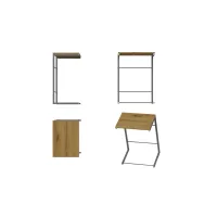 Столик приставной Терри Ferrum-decor 650x440x330 Серый металл ДСП Дуб Артизан 16 мм (TERR020) Столик приставной Терри Ferrum-decor 650x440x330 Серый металл ДСП Дуб Артизан 16 мм (TERR020)