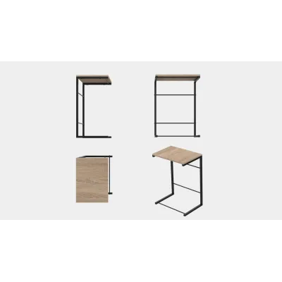 Столик приставной Терри Ferrum-decor 650x440x330 Черный металл ДСП Дуб Сонома 16 мм (TERR004) Столик приставной Терри Ferrum-decor 650x440x330 Черный металл ДСП Дуб Сонома 16 мм (TERR004)