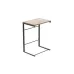 Столик приставной Терри Ferrum-decor 650x440x330 Черный металл ДСП Дуб Сан-Марино 16 мм (TERR002)