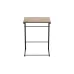Столик приставной Терри Ferrum-decor 650x440x330 Черный металл ДСП Дуб Сан-Марино 16 мм (TERR002)