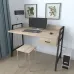 Письмовий стіл Ferrum-decor Комфорт 75x100x60 см Бежево-черный (KOMF004)
