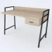 Письмовий стіл Ferrum-decor Комфорт 75x100x60 см Бежево-черный (KOMF004)