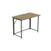 Стол раскладной Морис Ferrum-decor 750x1000x600 Черный металл ДСП Дуб Артизан 16 мм (MORI006)