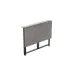 Стол раскладной Морис Ferrum-decor 750x1000x600 Черный металл ДСП Бетон 16 мм (MORI007)
