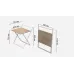 Стол трансформер Компакт 1 Ferrum-decor 750x790x720 Белый металл ДСП Дуб Сонома 16 мм (KOM111) Стол трансформер Компакт 1 Ferrum-decor 750x790x720 Белый металл ДСП Дуб Сонома 16 мм (KOM111)