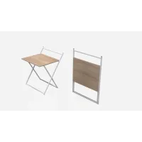 Стол трансформер Компакт 1 Ferrum-decor 750x790x720 Белый металл ДСП Дуб Сонома 16 мм (KOM111) Стол трансформер Компакт 1 Ferrum-decor 750x790x720 Белый металл ДСП Дуб Сонома 16 мм (KOM111)
