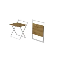 Стол трансформер Компакт 1 Ferrum-decor 750x790x720 Белый металл ДСП Дуб Артизан 16 мм (KOM113) Стол трансформер Компакт 1 Ferrum-decor 750x790x720 Белый металл ДСП Дуб Артизан 16 мм (KOM113)