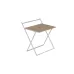 Стол трансформер Компакт 1 Ferrum-decor 750x790x720 Белый металл ДСП Дуб Сан-Марино 16 мм (KOM109)