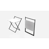Стол трансформер Компакт 1 Ferrum-decor 750x790x720 Черный металл ДСП Белый 16 мм (KOM101) Стол трансформер Компакт 1 Ferrum-decor 750x790x720 Черный металл ДСП Белый 16 мм (KOM101)