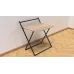 Стол трансформер Компакт 1 Ferrum-decor 750x790x720 Черный металл ДСП Дуб Сонома 16 мм (KOM104)